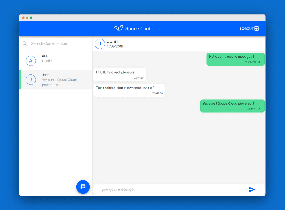 Open Source chat app